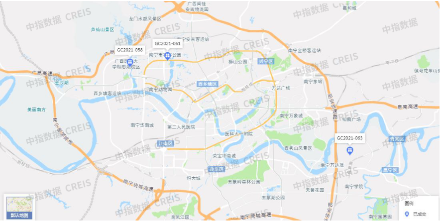2021年19月广西南宁房地产企业销售业绩top10