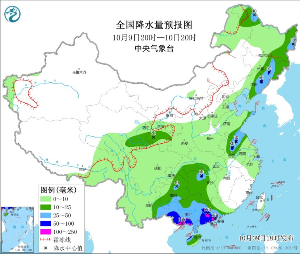 我国将会迎来一场大范围的雨水天气,从降水量预报图来看,这一场雨水