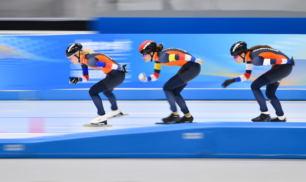 "相约北京"速度滑冰中国公开赛第二比赛日结束
