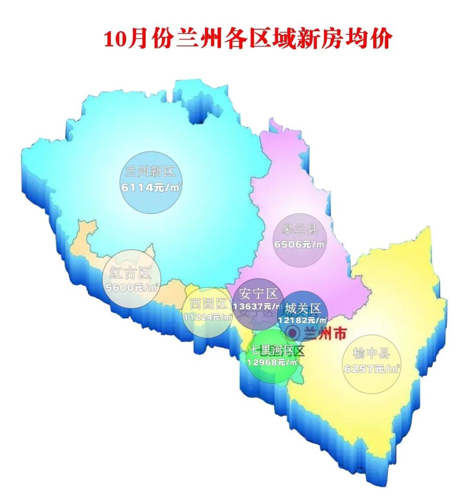 七里河区主城区以及整个安宁区根据兰州最新的限购政策显示,全市共被