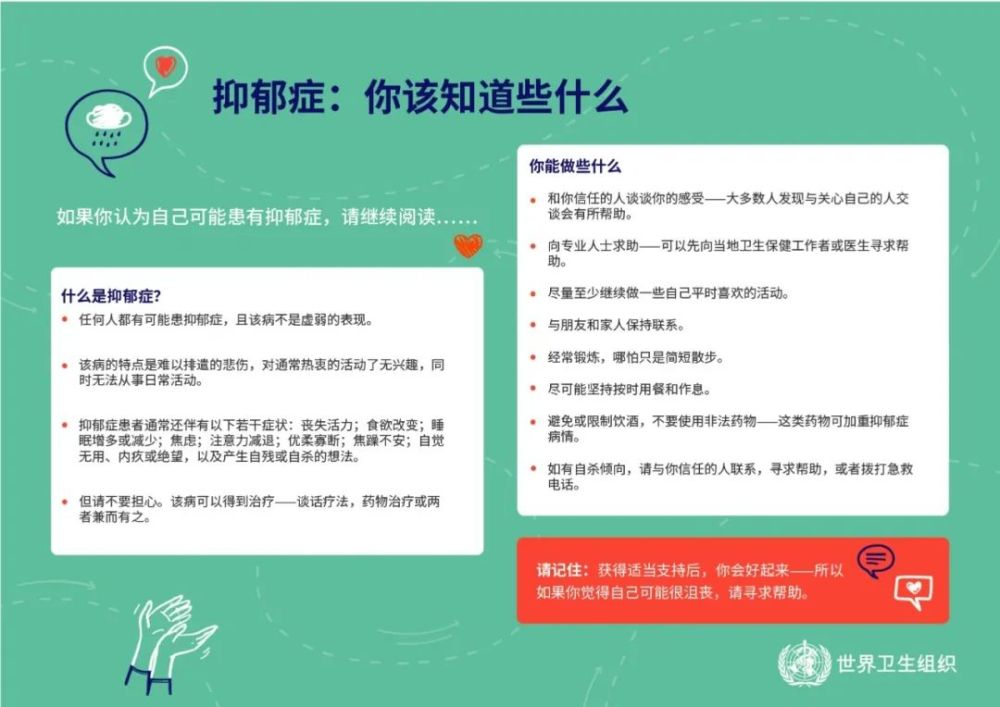 如何预防抑郁症?2021世界精神卫生日