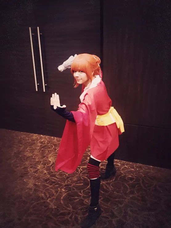 cosplay银魂神乐yuukitta墨西哥小姐姐美美哒