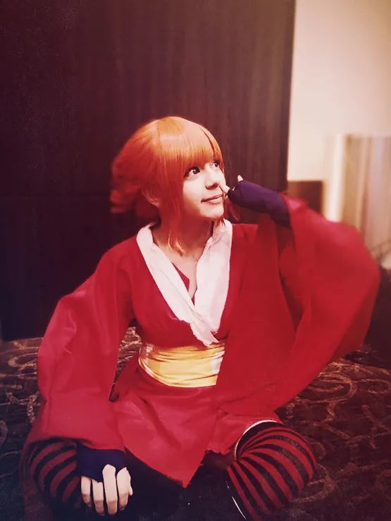 cosplay银魂神乐yuukitta墨西哥小姐姐美美哒