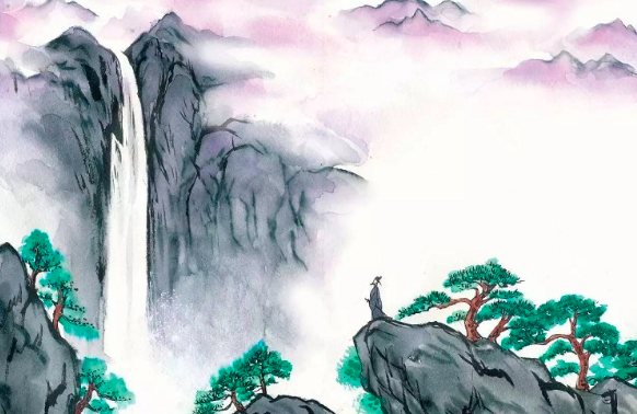 顾名思义,《望庐山瀑布》本质上是一首写景诗,主要写的是江西庐山瀑布