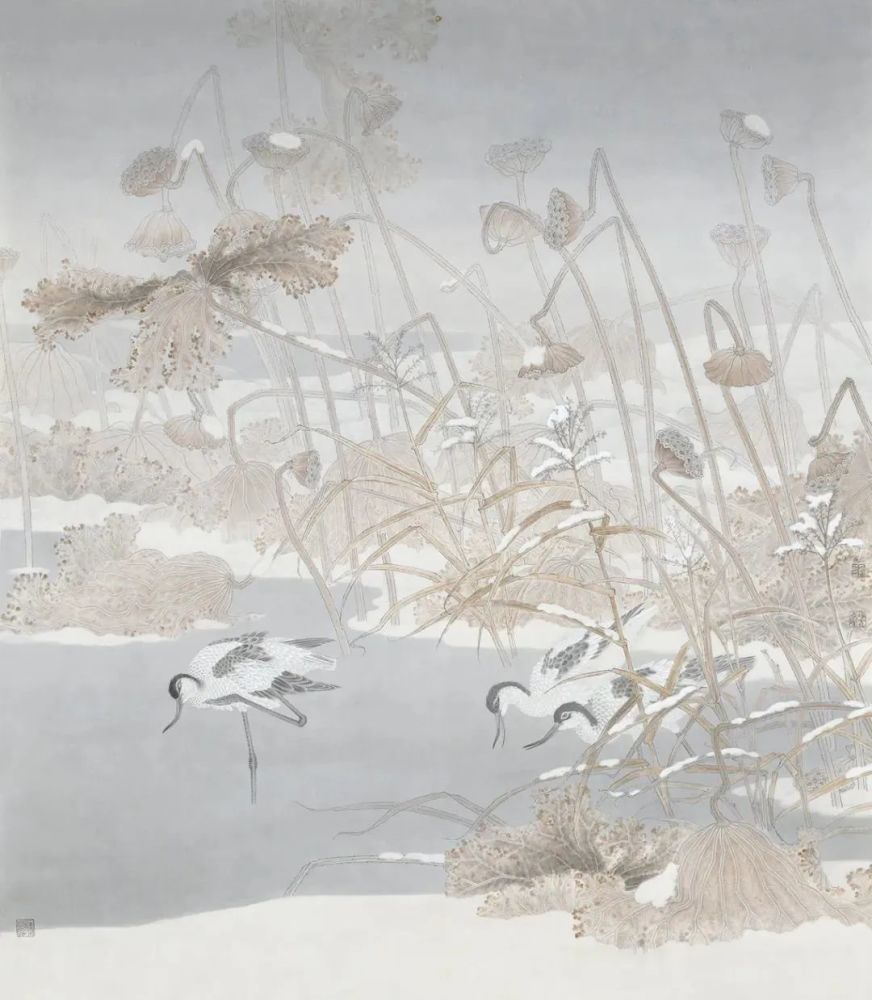 【国画天地】写得残荷听雪声——画家赵紫藤