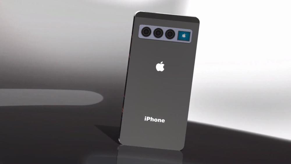 iphone14promax渲染图:0.5寸副屏4800万三摄,200hz直面屏无边框