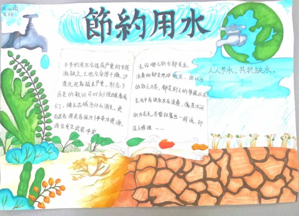 节水倡议书|节约用水,我有"画"说