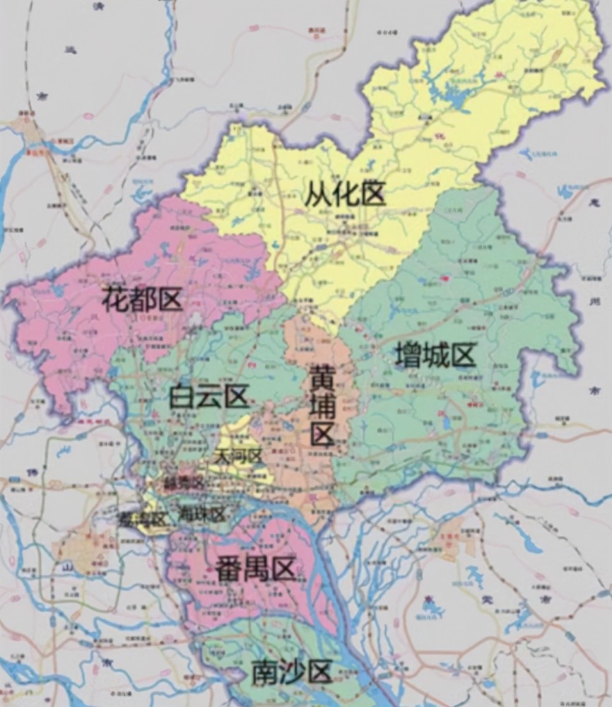 广东省的区划调整21个地级市之一广州市为何有11个区