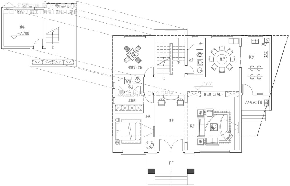 精选三套建房别墅图纸,每一款都很大气实用,第三套造价81万