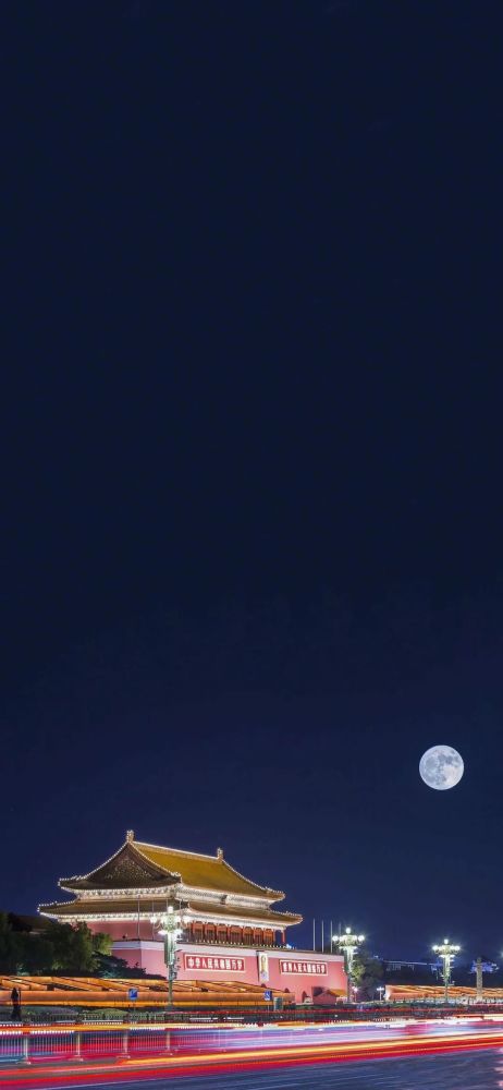 【壁纸集锦】|天安门 水玉暖炽色 日漫