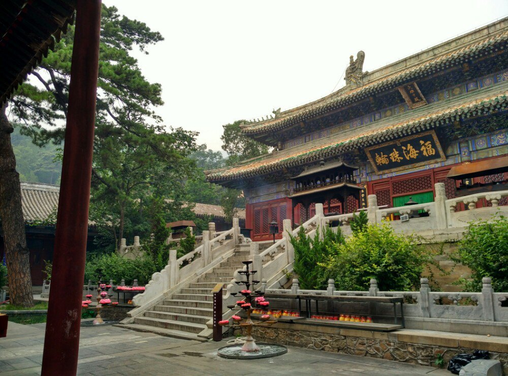 北京千年古寺潭柘寺,古树参天环境清幽,很多人不认识"柘"字