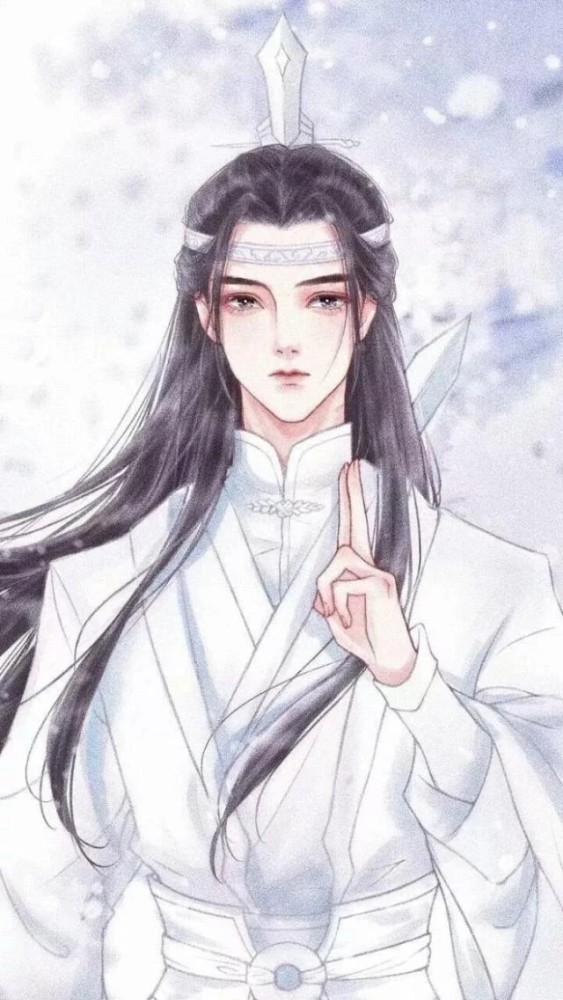 古风男生头像:花丛的回眸,惊艳了谁