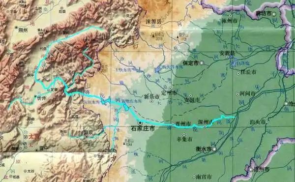 山西河流水系图_腾讯新闻