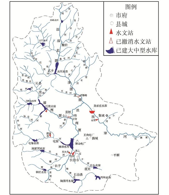 山西河流水系图