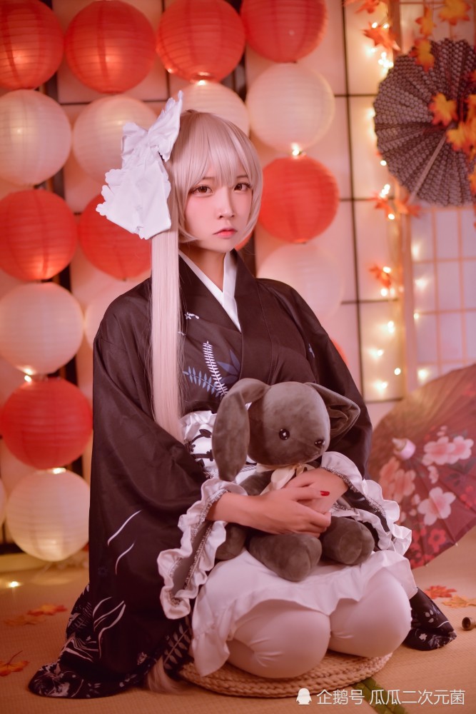 cosplay欣赏丨缘之空穹妹和服丨cos正片
