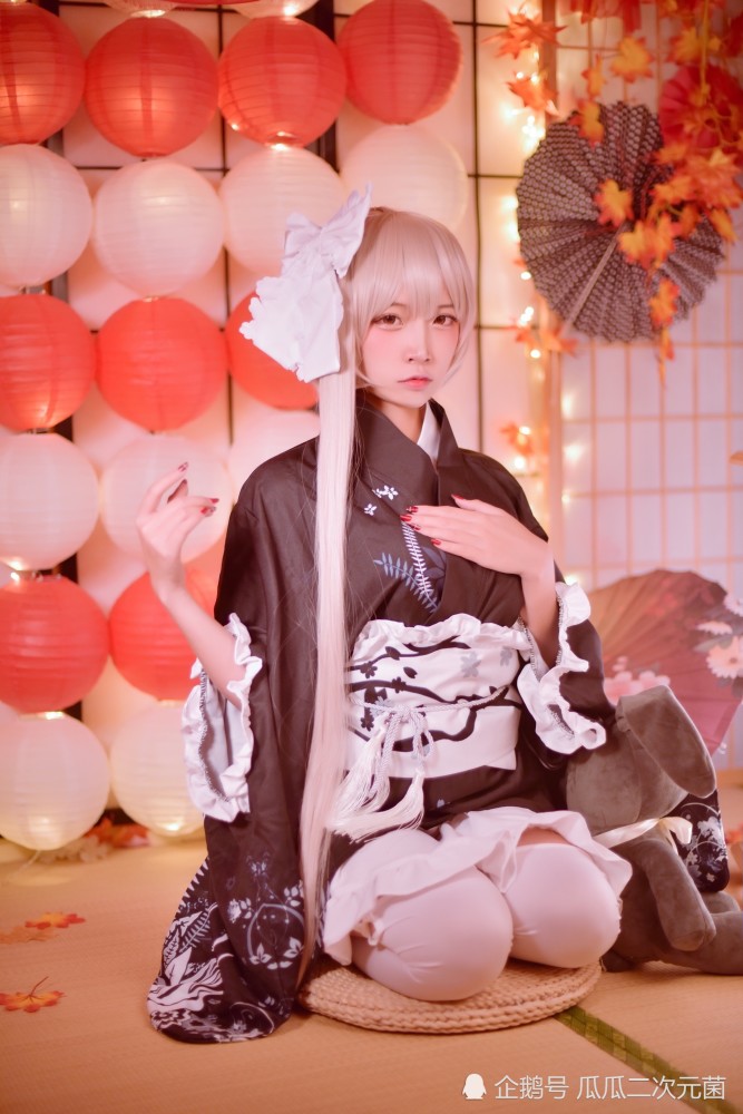 cosplay欣赏丨缘之空穹妹和服丨cos正片