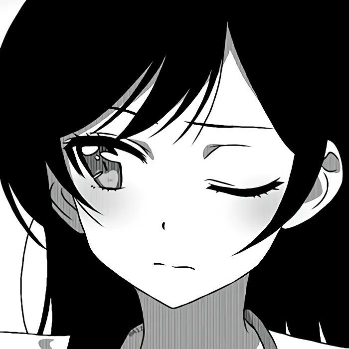 黑白二次元女头