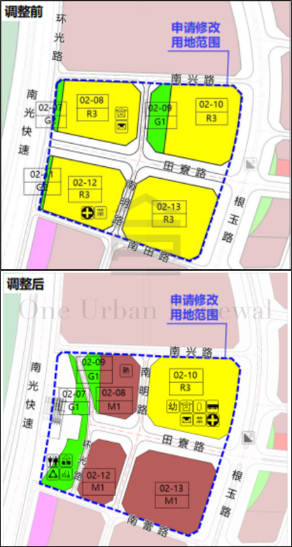 光明区马田街道[公明薯田蒲地区]12-10,12-11,12-12,12-13,12-14地块