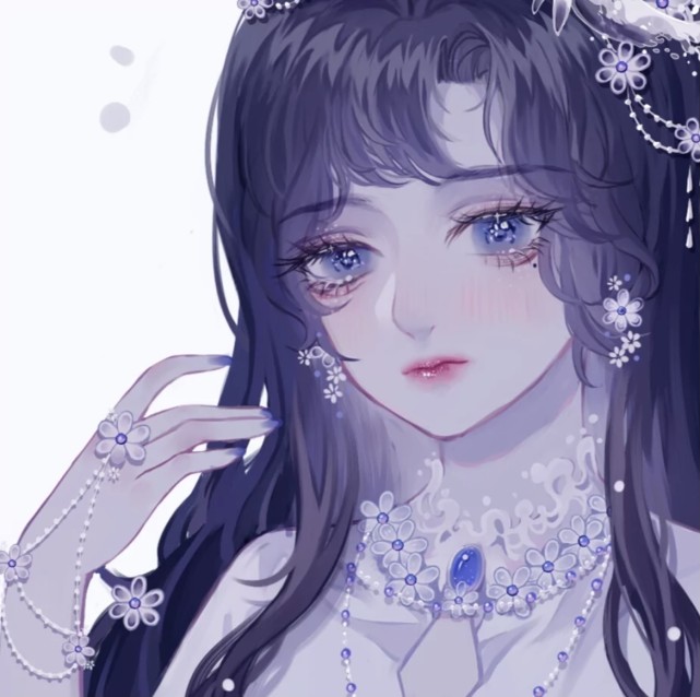 女生头像 你来了 带着星星和月亮