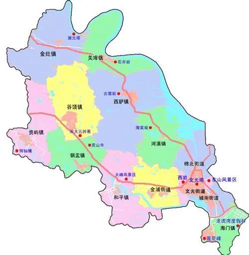 潮  阳  区2003年3月撤销县级潮阳市,分设潮阳区和潮南区,划归汕头市