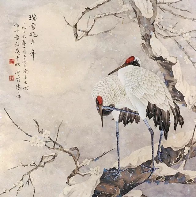 "南陈北于"工笔花鸟赏析!_腾讯新闻