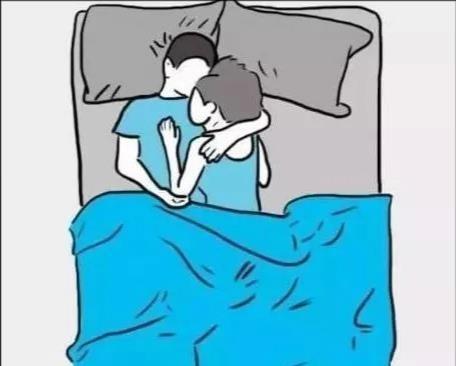 6,依偎式 这种睡眠姿势,使你感到自己收到了一份慷慨而充满爱心的礼物