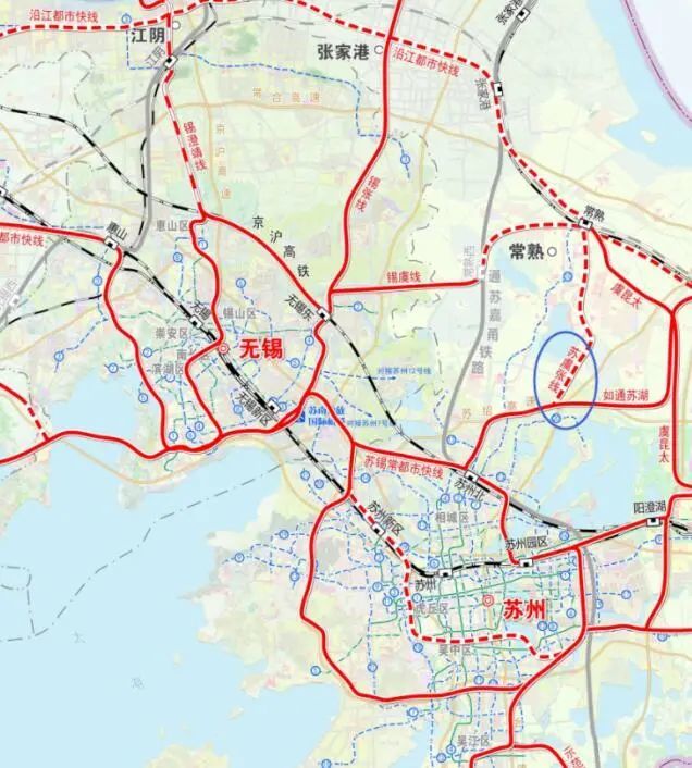 苏虞张铁路总投资约214亿元!苏州至常熟张家港将火车直达