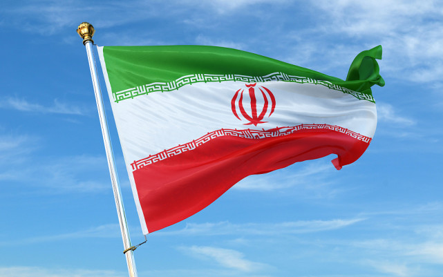伊朗国旗.图源:视觉中国