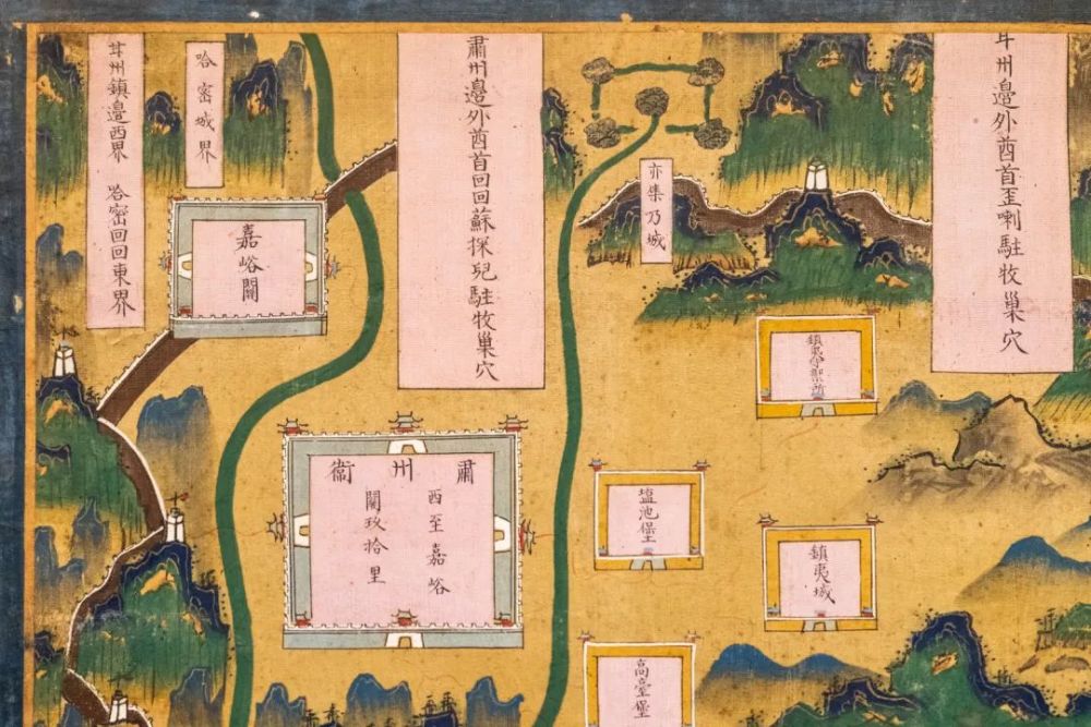 国博《九边图》屏首次公开展示 全面展现明代长城全貌