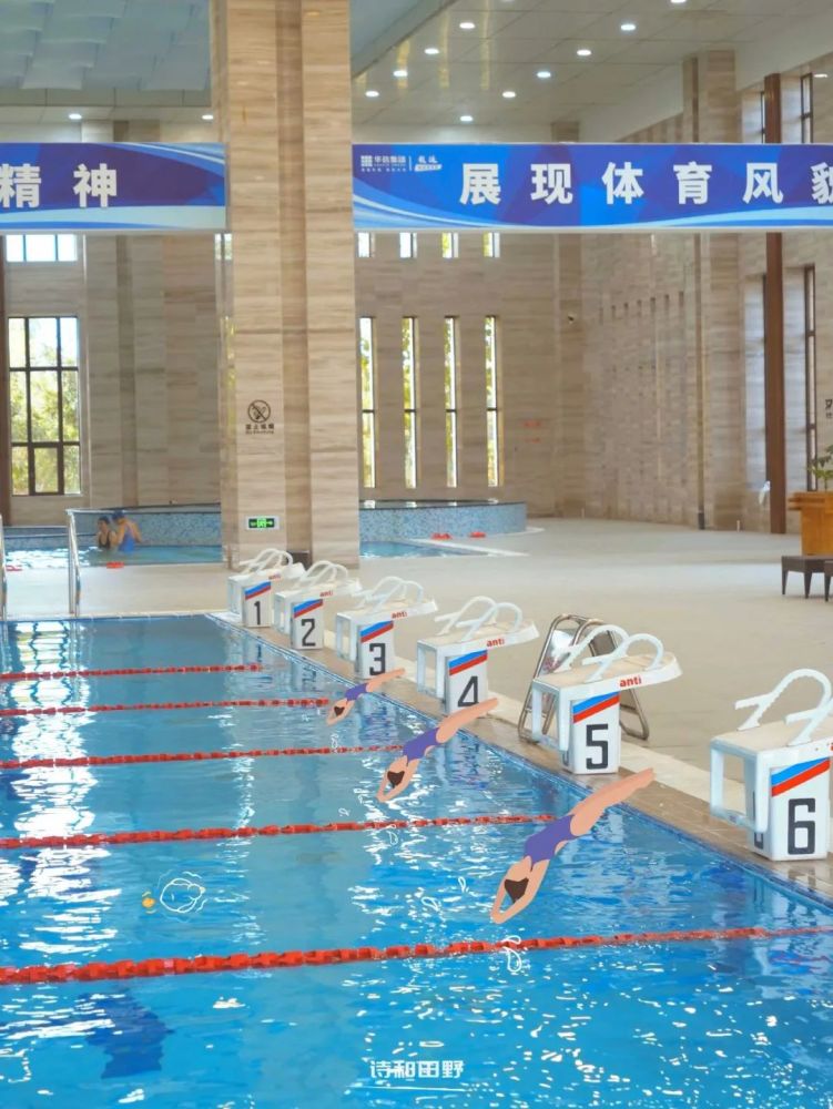 沉浸式体验濮阳这家国标级游泳馆!