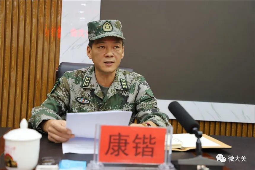 大关县人武部班子调整命令大会召开