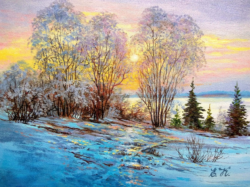 艺术家elena风景画作品欣赏
