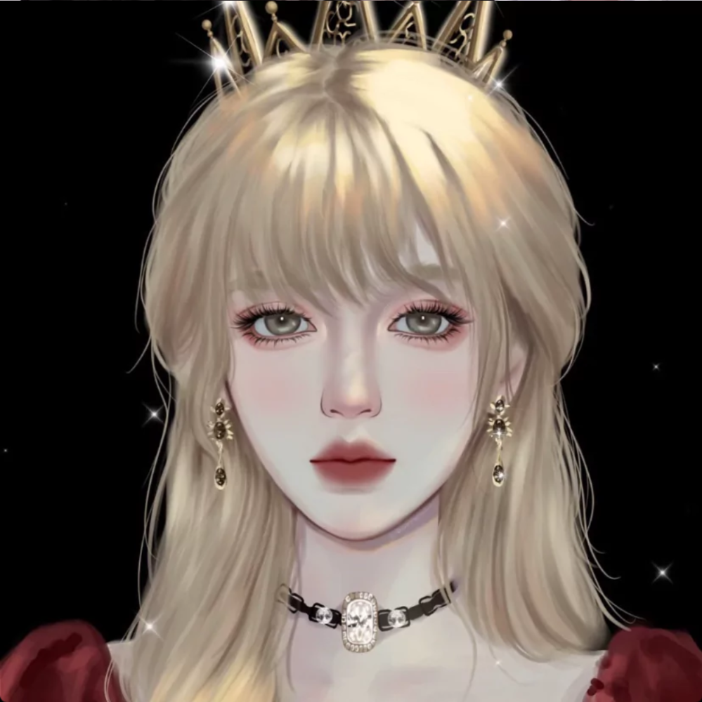 神明少女手绘头像