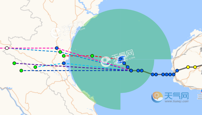 温州台风网圆规路径中央气象台10月14日10时继续发布台风蓝色预警