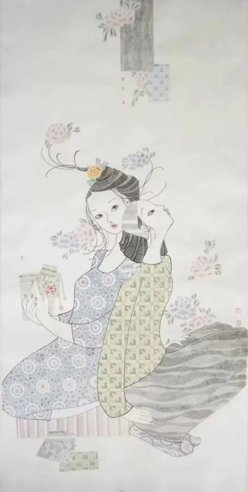 首届中国当代工笔画艺术展线上展何风丽