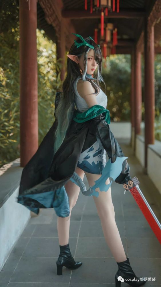 cos:明日方舟夕cos正片@月什