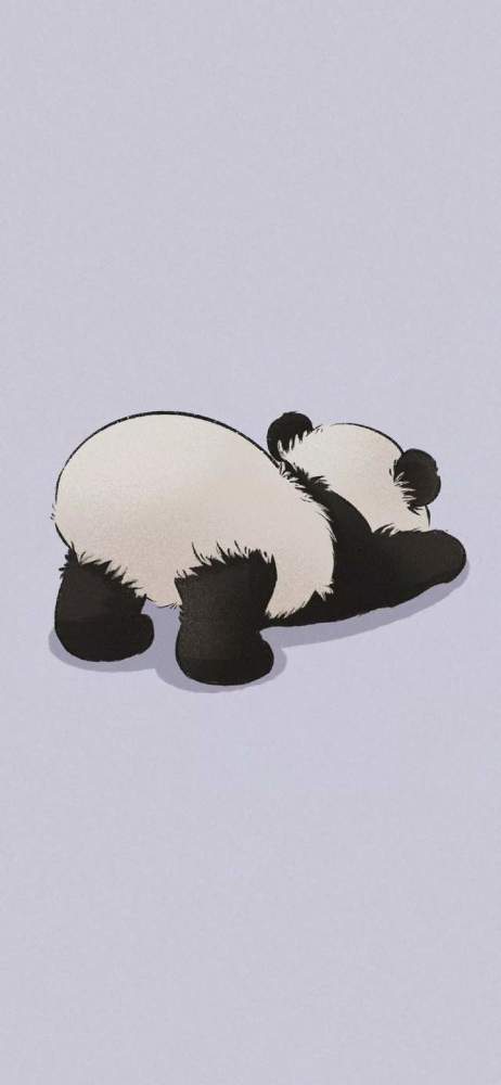 超级可爱的熊猫头像壁纸,萌化了