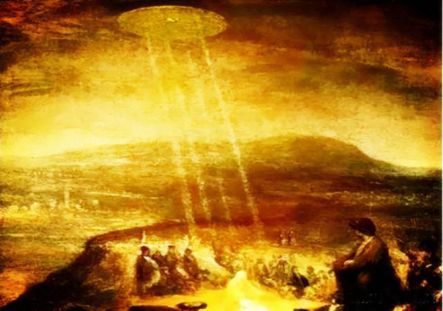 基督教画作中频现ufo,难道基督和上帝均为神级文明的化身?