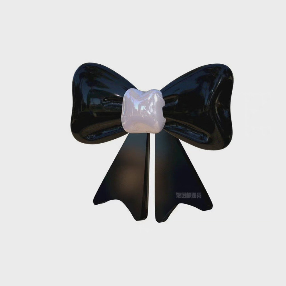 超可爱的3d立体感蝴蝶结头像