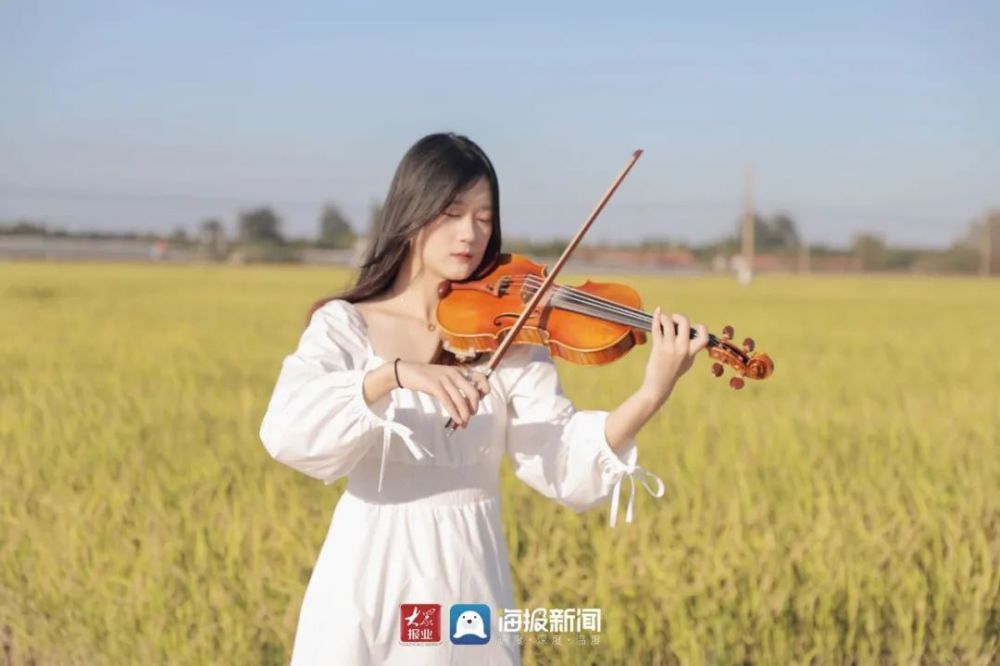 小提琴庆丰收简谱(3)