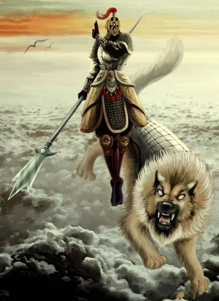 哮天犬是二郎神的战斗神兽,而祸斗,则是火神祝融的战斗神兽.