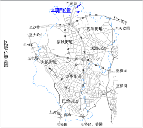 观澜黎光土地整备利益统筹项目位于龙华区观澜街道黎光社区.