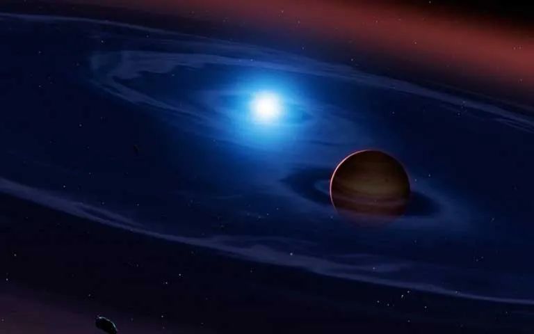 6500光年外,一颗木星大小的行星绕白矮星转,可一瞥太阳系的未来结局!