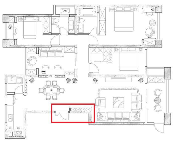 户型 户型图 平面图 697_576