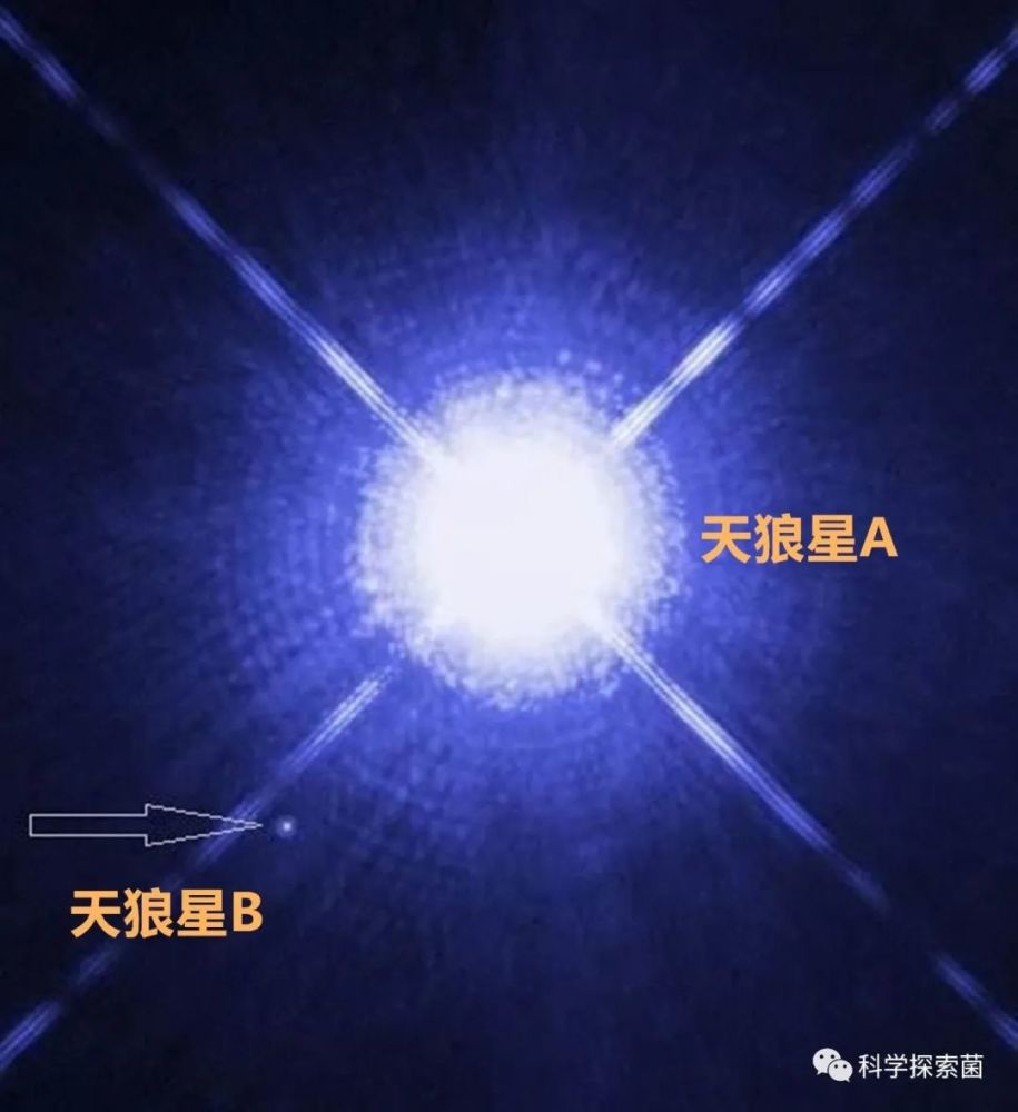 天狼星属于双星系统,天狼星主星被称为天狼星a,质量是太阳的两倍左右