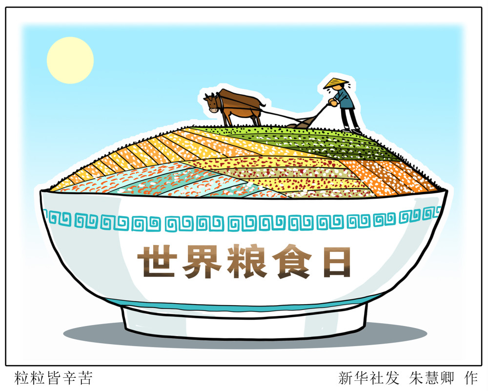 (图表·漫画)【世界粮食日】粒粒皆辛苦