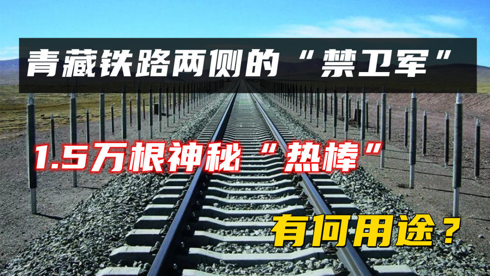 青藏铁路两侧的"禁卫军",1.5万根神秘"热棒",有何用途?