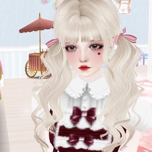 女生头像,3d