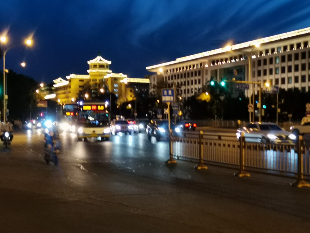 北京天安门夜景美呆了无修图实拍