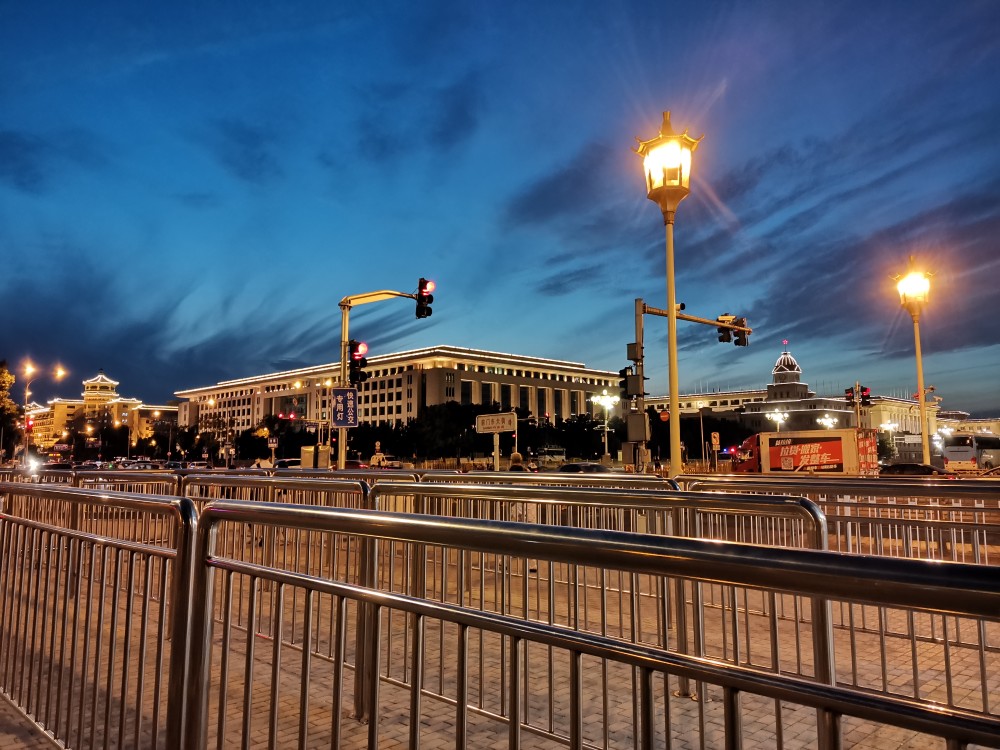 北京天安门夜景美呆了无修图实拍
